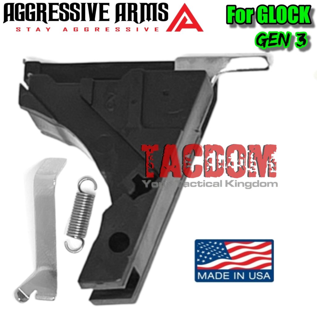 AGGRESSIVE ARMS for LOWER PARTS KIT MINUS TRIGGER GEN 3 17 19 34