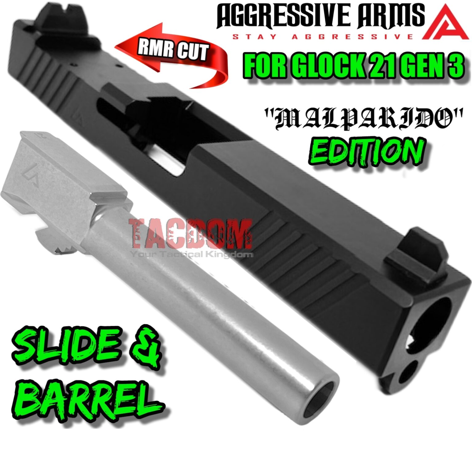 OEM GLOCK G21 Slide Parts Kit 45 ACP 21 GEN 1 2 3 4 PF45 with SHIELD ...