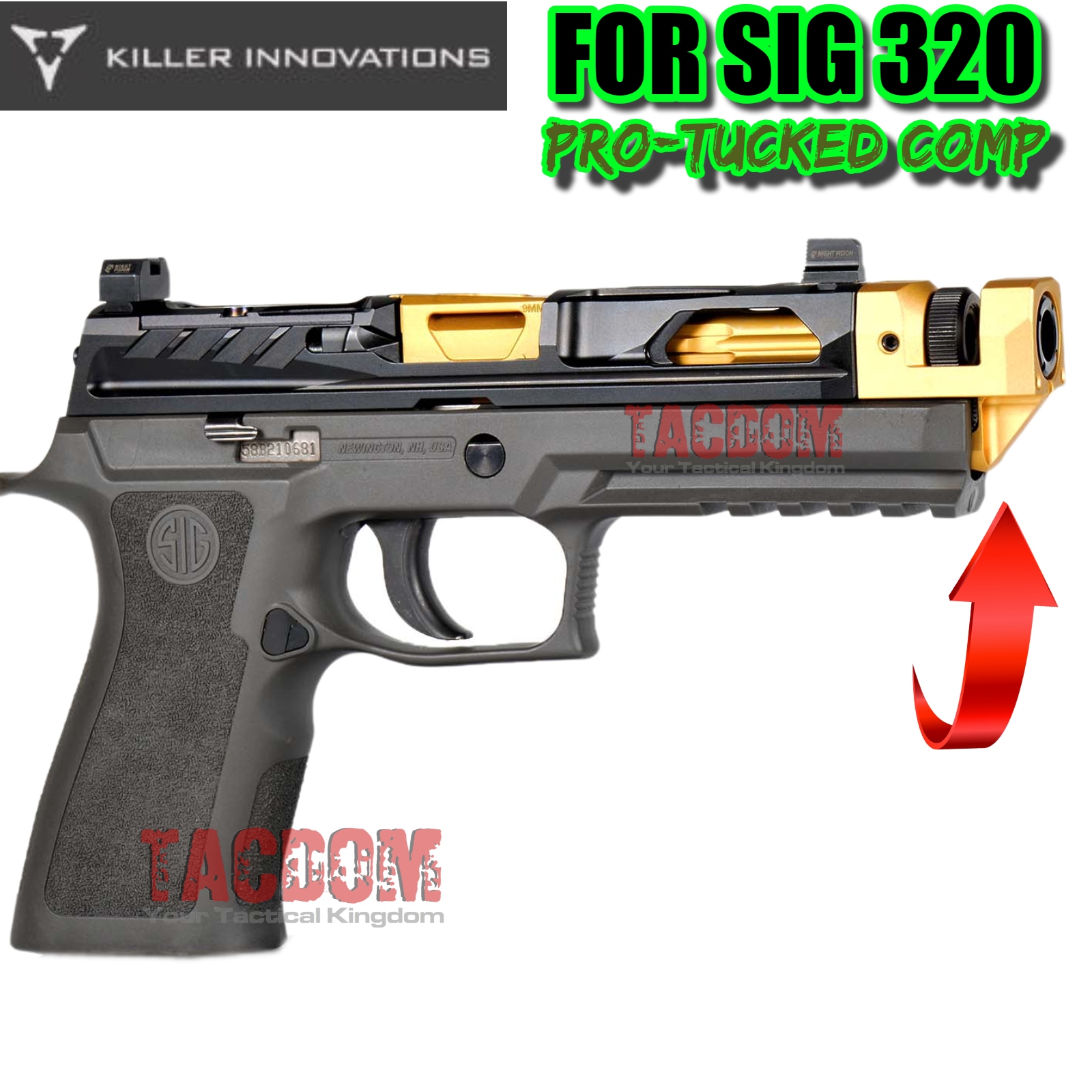 Match Grade Barrel - 9mm - for Sig Sauer P320 X5