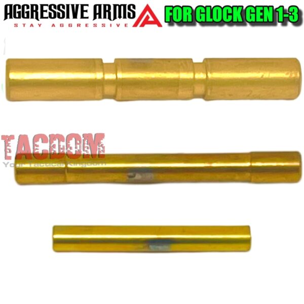 thumbnail image 2 of Extended Slide Lock For Glock Gen 1-4 – Fits 17, 19, 20, 21, 22, 23+ – Stainless Steel, USA Made 2 of 3