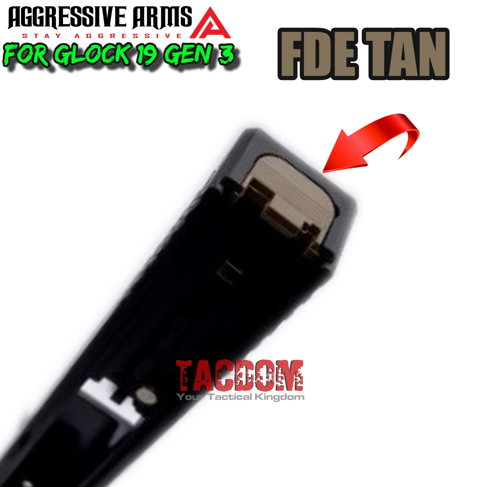 thumbnail image 2 of Kineti-Tech Complete Lower Parts & Slide Kit For Glock 19 17 Gen 1-3, Stainless 2 of 6
