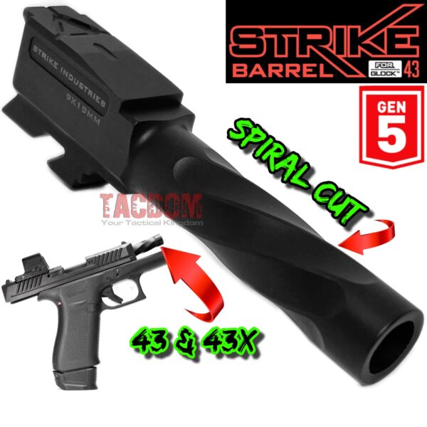 Strike Industries Angled “STRIKE FDE” Tan Vertical Grip with Cable  Management MLOK- Short – AR – AR15 AR10 – TACDOM