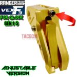 RANGER PROOF / JOHNNY GLOCK COLLABORATION VEX F3 ADJUSTABLE GOLD TRIGGER for GLOCK GEN 1 2 3 4 5 - 17 19 19X 20 21 22 23 24 26 27 31 32 33 34 35 37 36 38 39 43 43x 45 48 - Image 2