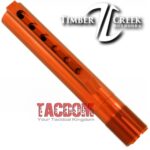 Timber Creek Outdoors  AR15  Milspec Buffer Tube ORANGE with drain holes