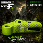 WARFINGER / JOHNNY GLOCK COLLABORATION VEX F3 ZOMBIE GREEN ADJUSTABLE TRIGGER for GLOCK GEN 1 2 3 4 5 6 - 17 19 19X 20 21 22 23 24 26 27 31 32 33 34 35 37 36 38 39 43 43x 45 48 - Image 2