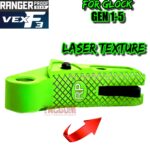 RANGER PROOF / JOHNNY GLOCK COLLABORATION VEX F3 ZOMBIE GREEN ADJUSTABLE TRIGGER for GLOCK GEN 1 2 3 4 5 - 17 19 19X 20 21 22 23 24 26 27 31 32 33 34 35 37 36 38 39 43 43x 45 48 - Image 4