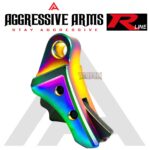 AGGRESSIVE ARMS RLINE v2 RAINBOW FINISH STAINLESS STEEL Trigger + LOWER PARTS KIT DIMPLE PINS - EXTENDED SLIDE LOCK - EXTENDED SLIDE STOP - EXTENDED MAGAZINE CATCH Includes Trigger Bar - for GLOCK GEN 3 - 17 19 - Image 4