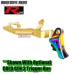 AGGRESSIVE ARMS R-LINE V2 for GLOCK GEN 1 2 3 4 5 "STAINLESS STEEL" TRIGGER RAINBOW PVD - Image 9