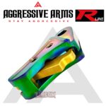 AGGRESSIVE ARMS R-LINE for GLOCK 20 / 21 "STAINLESS STEEL" V2 TRIGGER RAINBOW GOLD PVD - With POLISHED OEM GLOCK SP04417 TRIGGER BAR - Image 6