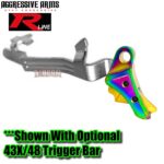 AGGRESSIVE ARMS R-LINE v2 for GLOCK GEN 1 2 3 4 5 "STAINLESS STEEL" TRIGGER RAINBOW / GOLD PVD - Image 10