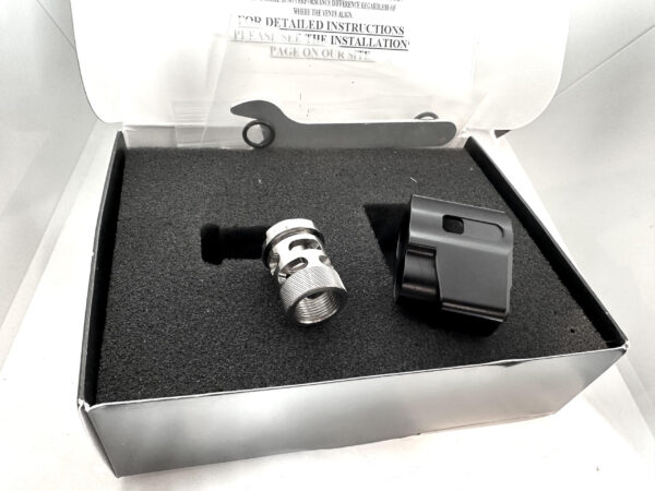 TYRANT DESIGNS T-COMP BLACK / NICKLE FOR GLOCK 43 / 43X / 48 - DEMO