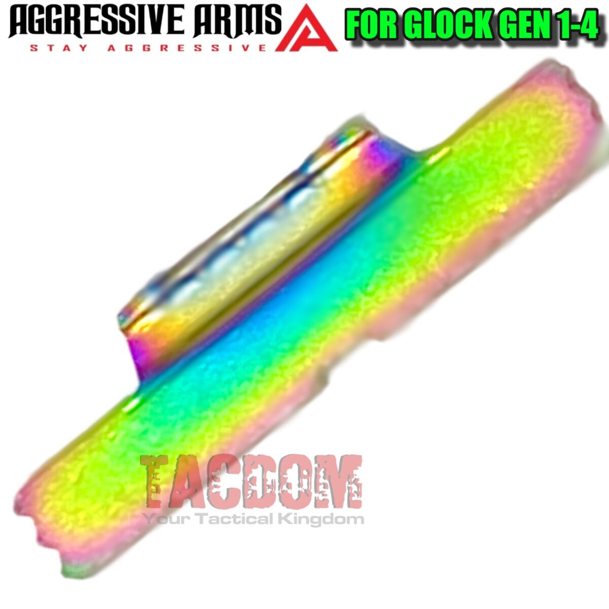 AGGRESSIVE ARMS RAINBOW PVD TRIGGER COMBO with LOWER PARTS KIT - Polished Bar - For Glock GEN 3 - 17 19 - P80 PF940C PF940V2 - Image 10