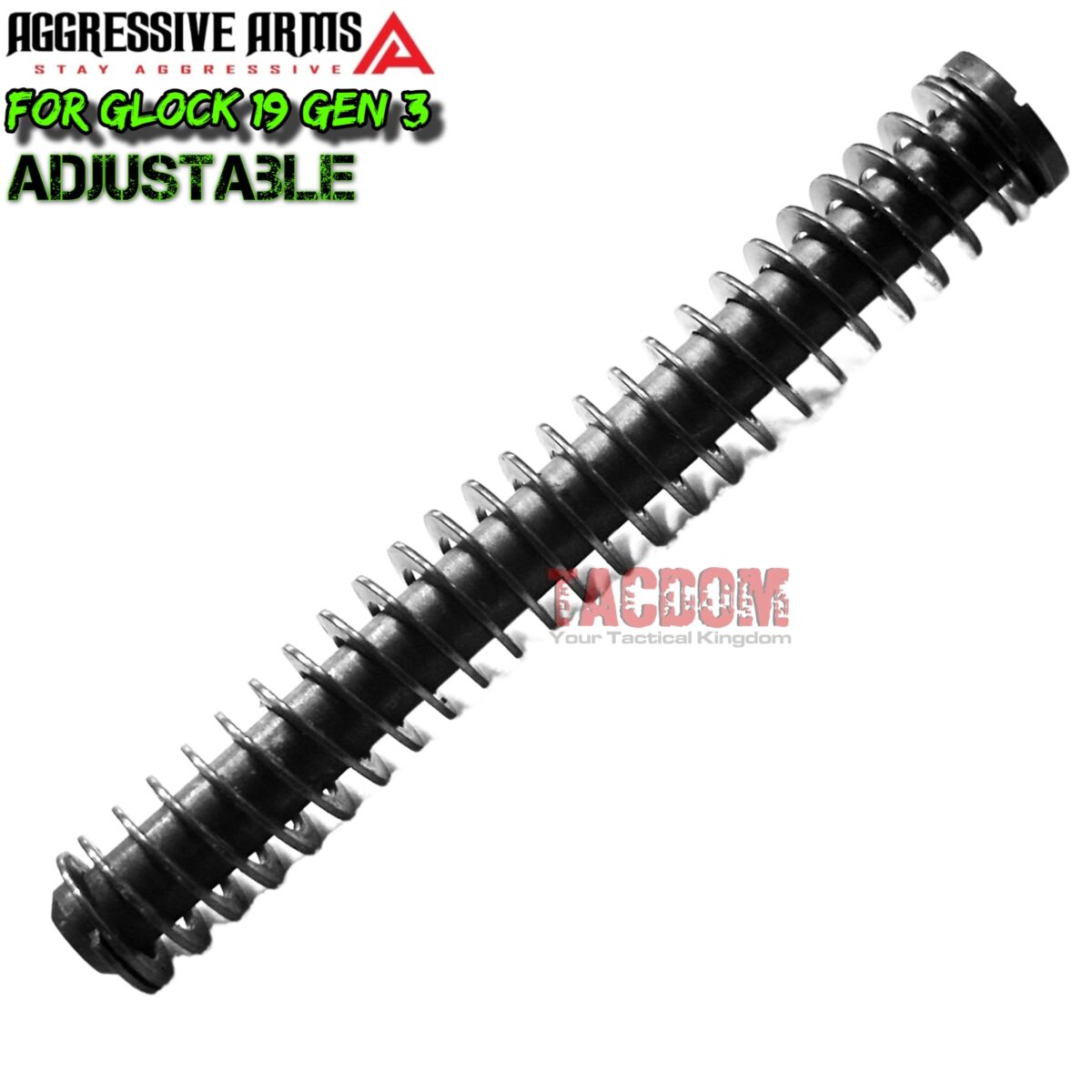 AGGRESSIVE ARMS GLOCK 19 GEN 3 ADUSTABLE TUNEABLE GUIDE ROD KIT - FIX CYCLE ISSUES - Image 4