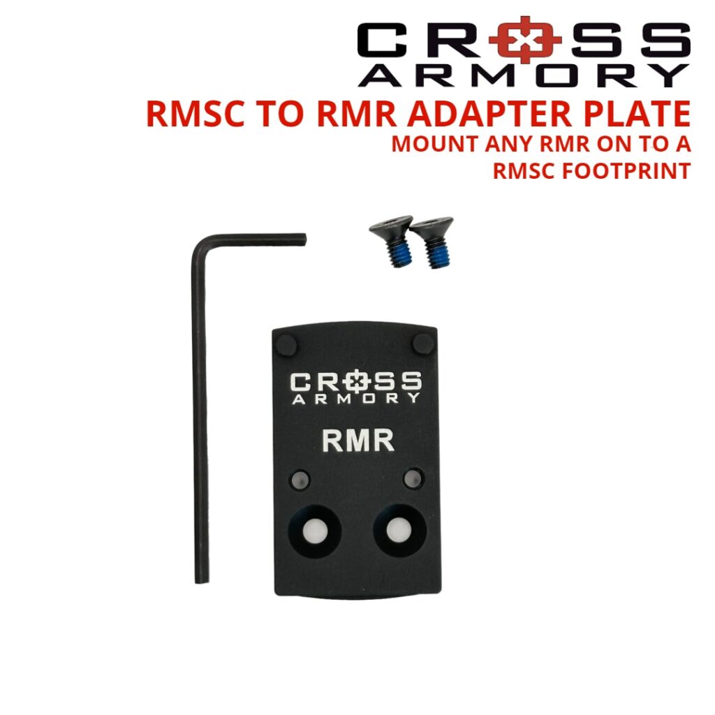 CROSS ARMORY RMSC TO RMR ADAPTER – USE YOUR LARGER OPTICS ON A GLOCK 43 ...