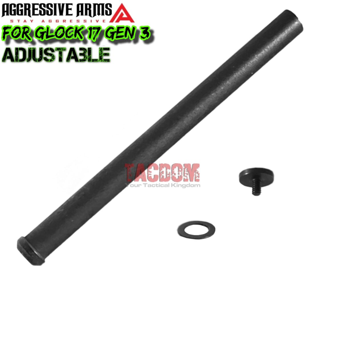 AGGRESSIVE ARMS GLOCK 17 GEN 3 ADUSTABLE TUNEABLE GUIDE ROD KIT - FIX CYCLE ISSUES - Image 3