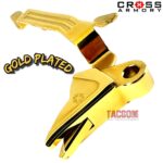 CROSS ARMORY USA GOLD Flat Face Trigger for Glock 43 - 43x - 48 - GOLD PLATED BAR "Limited Edition" - Image 3