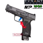 Tyrant Designs BLUE BLACK Trigger Shoe for M&P S&W 1.0 / 2.0 CRISP BREAK RESET - Image 2