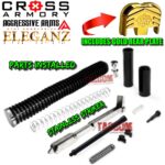 Cross Armory LEGION SERIES RMR CUT COMPLETE SLIDE for GLOCK 17 GEN 3 - GOLD PLATE - GOLD PLATED FLUSH CROWN BARREL - INTERNAL PARTS INSTALLED - Image 4