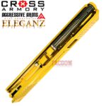 Cross Armory LEGION SERIES RMR CUT COMPLETE SLIDE for GLOCK 17 GEN 3 - GOLD PLATE - GOLD PLATED FLUSH CROWN BARREL - INTERNAL PARTS INSTALLED - Image 12