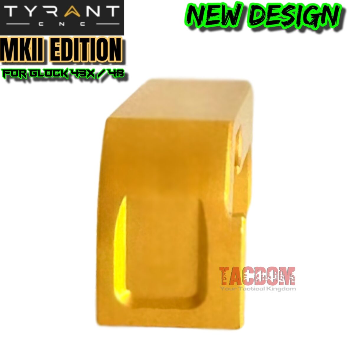 Tyrant Designs MKII VERSION Extended Magazine GOLD Release For GLOCK 43X - 48 ONLY - NEW DESIGN - Image 3