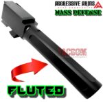 AGGRESSIVE ARMS COMPLETE SLIDE MASS DEFENSE For GLOCK 19 GEN 3 - FLUTED BARREL + UPPER PARTS + SIGHTS + STRIKE INDUSTRIES MASS DRIVER - Image 4