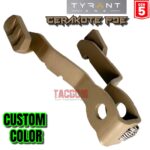 Tyrant Designs Extended Slide Stop "CUSTOM" FDE FLAT DARK EARTH "TAN" CERAKOTE Release GLOCK GEN 5 17 19 26 34 45 19X - Image 3