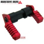 AGGRESSIVE ARMS AR15 RED ANODIZED BILLET ALUMINUM ACCENT PARTS - DUST COVER  - AMBI SAFETY & FORWARD ASSIST - Image 2