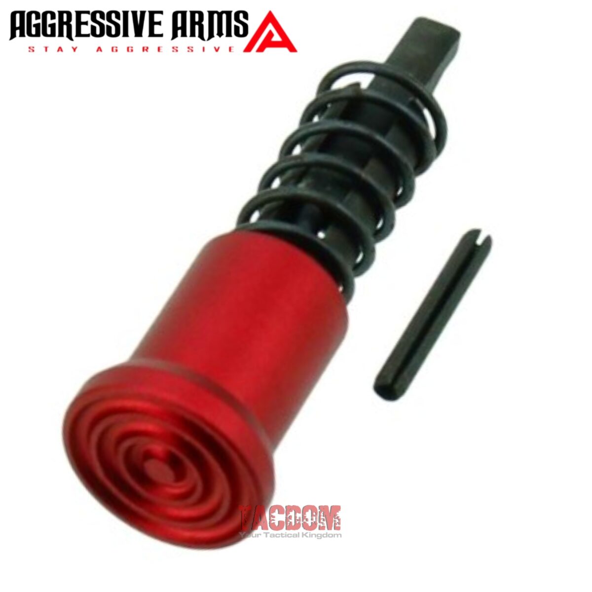 AGGRESSIVE ARMS AR15 RED ANODIZED BILLET ALUMINUM ACCENT PARTS - DUST COVER  - AMBI SAFETY & FORWARD ASSIST - Image 4