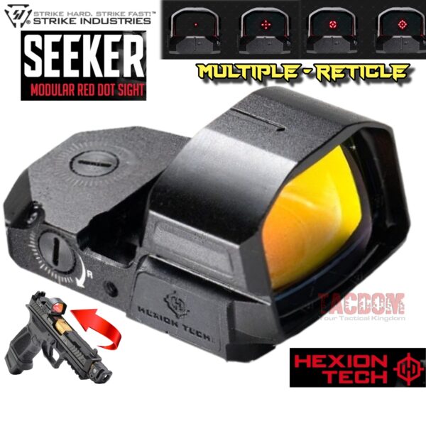 Strike Industries Hexion Tech SEEKER Red Dot Sight 3/40/50 MOA Reflex OPTIC Sight RMR - MULTIPLE RETICLES