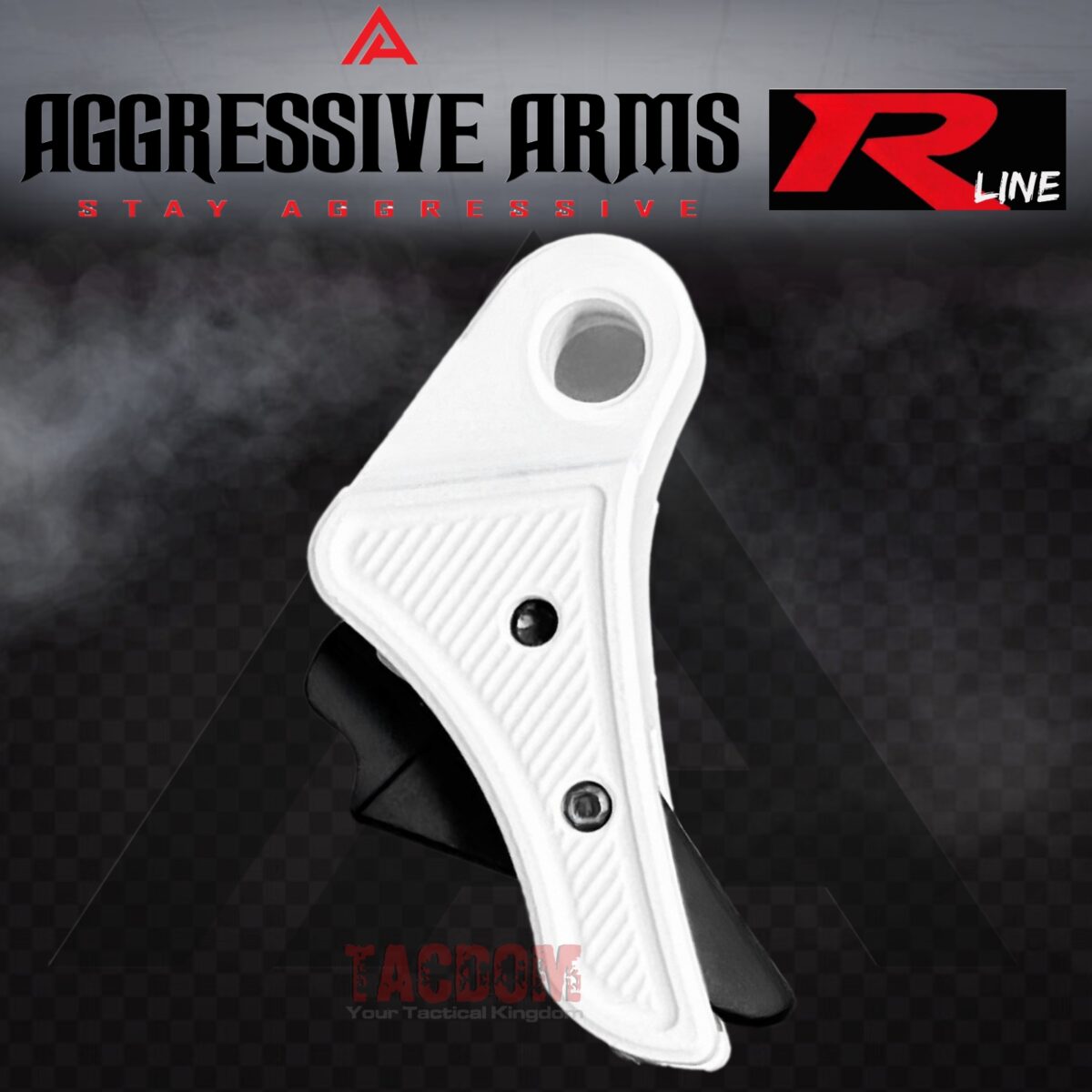 AGGRESSIVE ARMS R-LINE for GLOCK GEN 1 2 3 4 5 "BILLET ALUMINUM" TRIGGER WHITE / BLACK NITRIDE - Image 2