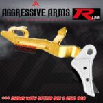 AGGRESSIVE ARMS R-LINE for GLOCK GEN 1 2 3 4 5 "BILLET ALUMINUM" TRIGGER WHITE / BLACK NITRIDE - Image 9