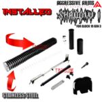 AGGRESSIVE ARMS FDE TAN SHADOW 1 PORTED SLIDE AND OCTA-PORT BARREL COMPLETE WITH PARTS INSTALLED FOR GLOCK 19 GEN 3 (Copy) - Image 3