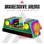Aggressive Arms TOP LIGHT GATHERING 3 POINT Standard Height Stainless Steel JEWELRY RAINBOW plated Sights For Glock 17/19/19x/20/21/22/23/24/26/27/29/31/32/34/35/43/43x/45/48 - Image 3