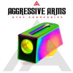 Aggressive Arms TOP LIGHT GATHERING 3 POINT Standard Height Stainless Steel JEWELRY RAINBOW plated Sights For Glock 17/19/19x/20/21/22/23/24/26/27/29/31/32/34/35/43/43x/45/48 - Image 4