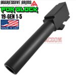AGGRESSIVE ARMS "WE THE PEOPLE" EDITION BARREL FOR GLOCK 19 GEN 3 - BLACK NITRIDE - STAINLESS STEEL - Image 7