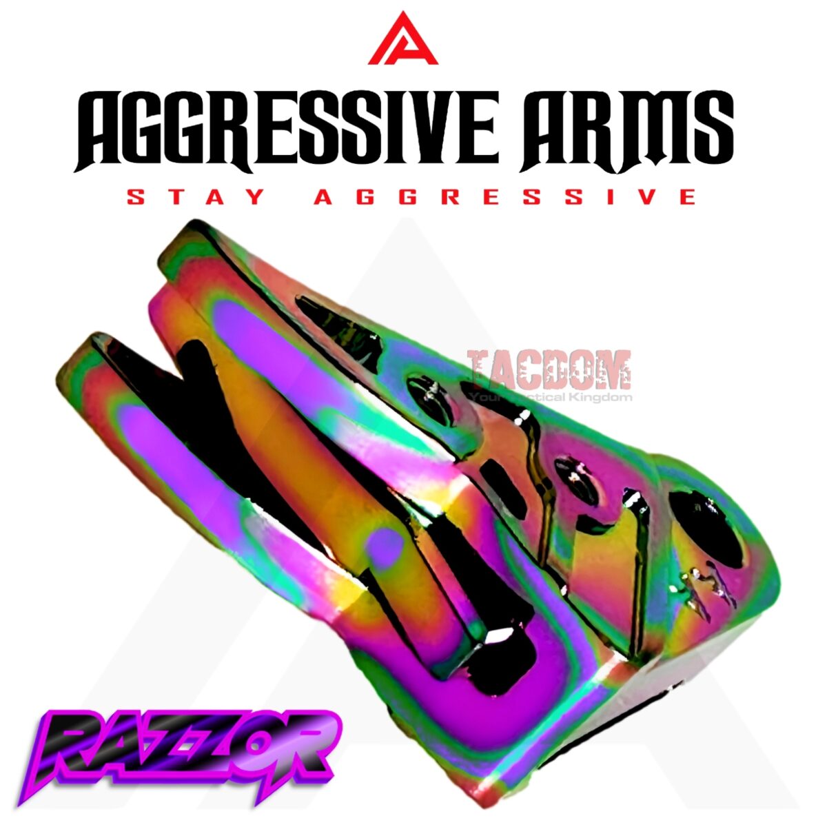 AGGRESSIVE ARMS RAZZOR JEWLERY RAINBOW FINISH for GLOCK GEN 1 2 3 4 5 "BILLET ALUMINUM" TRIGGER - Image 4