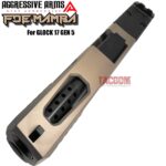 AGGRESSIVE ARMS FDE MAMBA PORTED SLIDE AND BARREL COMPLETE WITH PARTS INSTALLED FOR GLOCK 17 GEN 5 - VAPOR - Image 5