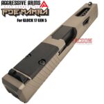 AGGRESSIVE ARMS FDE MAMBA PORTED SLIDE AND BARREL COMPLETE WITH PARTS INSTALLED FOR GLOCK 17 GEN 5 - VAPOR - Image 6