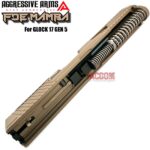 AGGRESSIVE ARMS FDE MAMBA PORTED SLIDE AND BARREL COMPLETE WITH PARTS INSTALLED FOR GLOCK 17 GEN 5 - VAPOR - Image 7