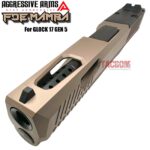 AGGRESSIVE ARMS FDE MAMBA PORTED SLIDE AND BARREL COMPLETE WITH PARTS INSTALLED FOR GLOCK 17 GEN 5 - VAPOR - Image 2