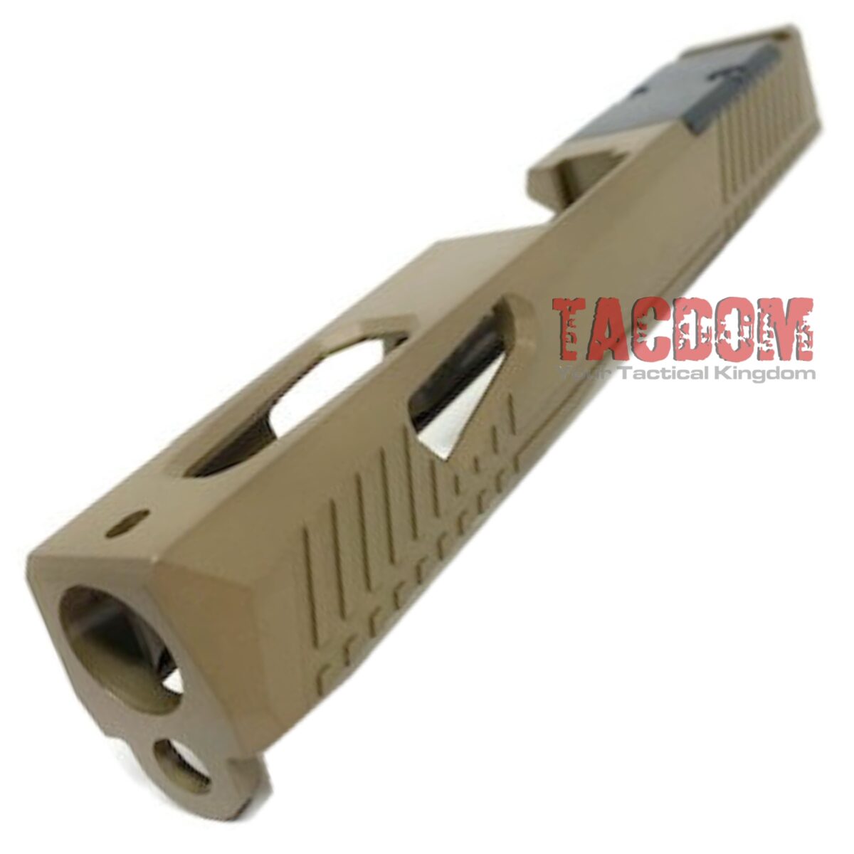 AGGRESSIVE ARMS "SMOKE" FDE PORTED SLIDE FOR GLOCK 17 GEN 3 - Image 5