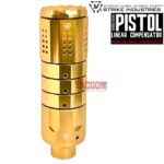Strike Industries Modular Pistol Compensator for 1/2-28 Threaded Barrel 9mm Linear Comp - SHINY GOLD - Image 4