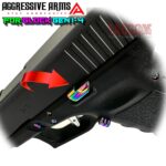 AGGRESSIVE ARMS JEWELRY RAINBOW DIMPLE PINS - EXTENDED SLIDE LOCK - EXTENDED MAGAZINE CATCH -EXTENDED SLIDE RELEASE for GLOCK GEN 1 2 3 -17 17L 19 22 23 24 26 27 31 32 33 34 37 38 39 - Image 3