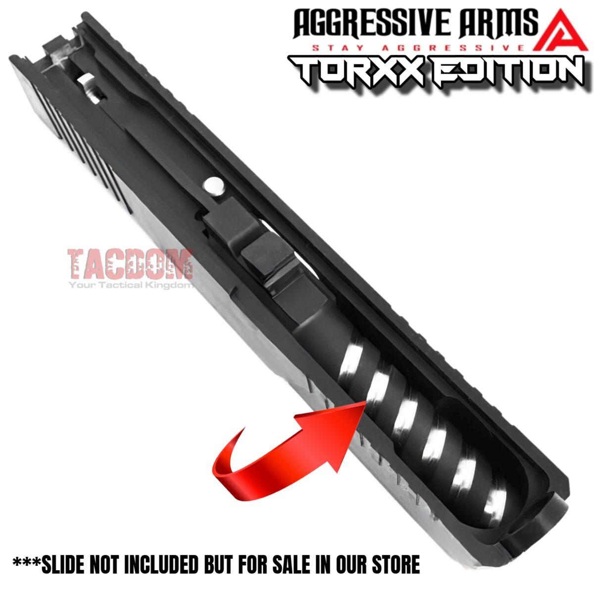 AGGRESSIVE ARMS TORXX TWO-TONE CORKSCREW SPIRAL Match BLACK PVD STAINLESS STEEL Barrel for GLOCK 19 GEN 1-5 - 9mm - Image 3