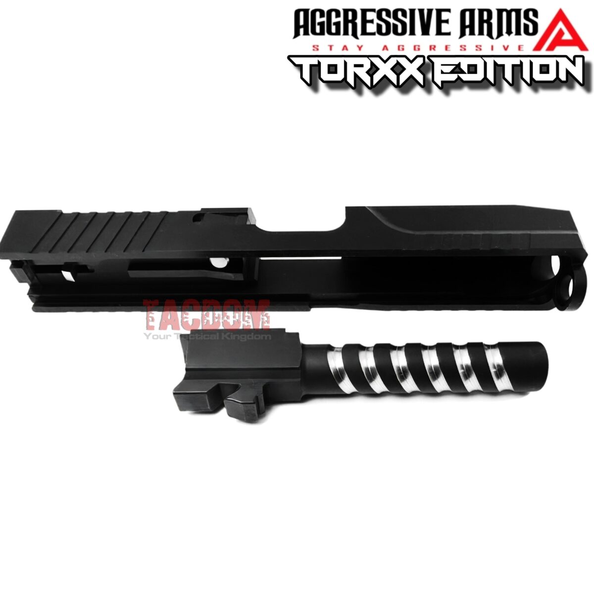 AGGRESSIVE ARMS COMPLETE SLIDE "TORXX EDITION" For GLOCK 19 GEN 3 - CORKSCREW TWIST BARREL + UPPER PARTS - Image 3