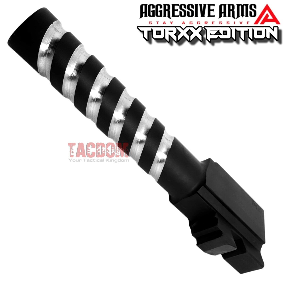 AGGRESSIVE ARMS TORXX TWO-TONE CORKSCREW SPIRAL Match BLACK PVD STAINLESS STEEL Barrel for GLOCK 19 GEN 1-5 - 9mm - Image 4