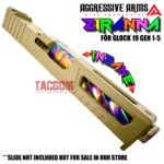 AGGRESSIVE ARMS ZIRANNA WILD SPIRAL Match RAINBOW STAINLESS STEEL Barrel for GLOCK 19 GEN 1-5 - 9mm - Image 3