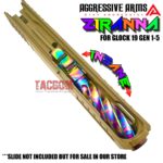 AGGRESSIVE ARMS ZIRANNA WILD SPIRAL Match RAINBOW STAINLESS STEEL Barrel for GLOCK 19 GEN 1-5 - 9mm - Image 7