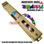 AGGRESSIVE ARMS ZIRANNA WILD SPIRAL Match RAINBOW STAINLESS STEEL Barrel for GLOCK 19 GEN 1-5 - 9mm - Image 5