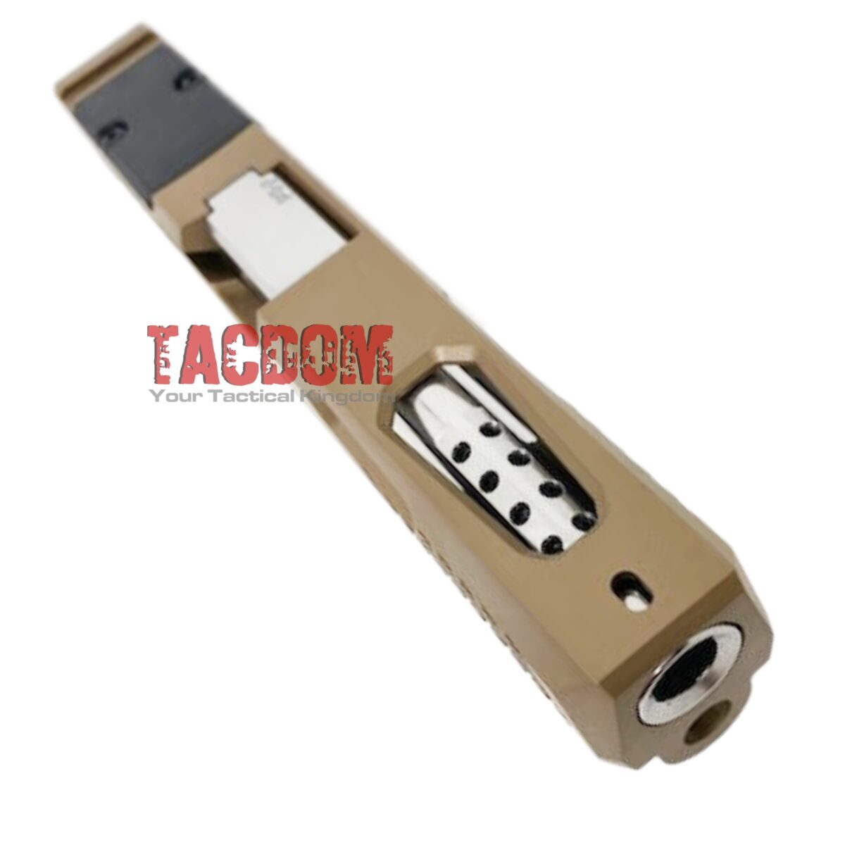 AGGRESSIVE ARMS "SMOKE" FDE PORTED SLIDE AND BARREL FOR GLOCK 17 GEN 3 - Image 2